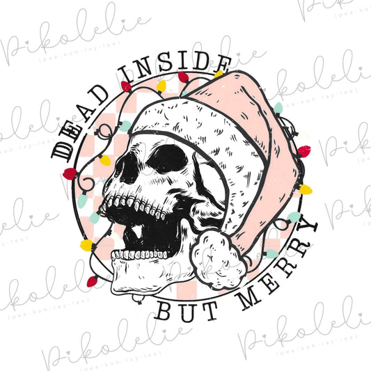 Dead Inside But Merry Merch By Ang Pikolelie (pee-koh-lay-lee) Activewear