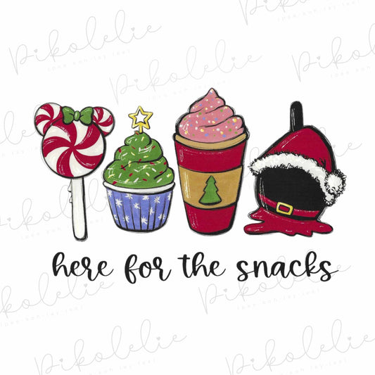 Here For The Snacks Merch By Ang Pikolelie (pee-koh-lay-lee) Activewear