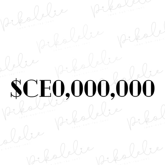 $CEO,000,000 Merch By Ang Pikolelie (pee-koh-lay-lee) Activewear