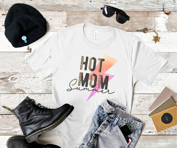 Hot Mom Summer T-Shirt Printify Pikolelie (pee-koh-lay-lee) Activewear T-Shirt