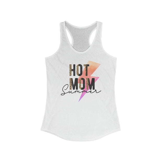 Women's Ideal Racerback Tank- Hot Mom Summer Printify Pikolelie (pee-koh-lay-lee) Activewear Tank Top
