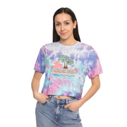 Beach Bum Women's Tie-Dye Crop Tee Printify Pikolelie (pee-koh-lay-lee) Activewear T-Shirt