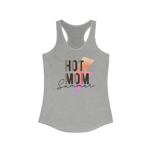 Women's Ideal Racerback Tank- Hot Mom Summer Printify Pikolelie (pee-koh-lay-lee) Activewear Tank Top